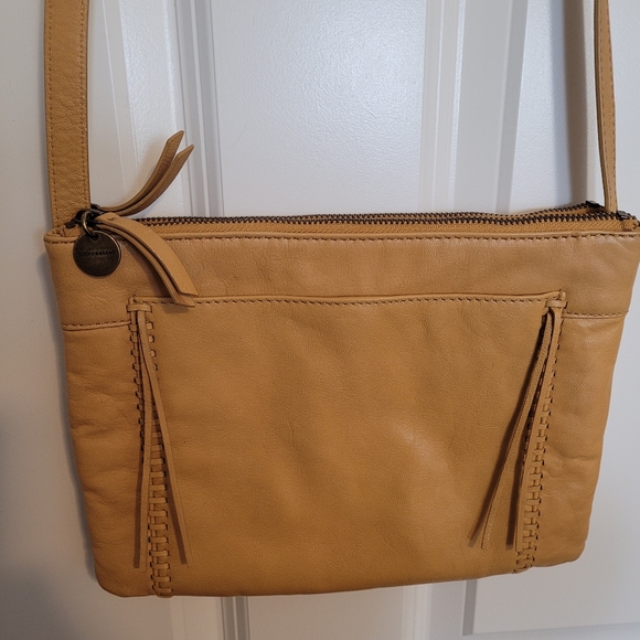 MAKE AN OFFER  Lucky Brand Leather Crossbody Bag Purse. Exclnt!! - Picture 3 of 16